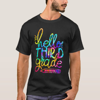 Hej Tredje Klass Pennor Tillbaka Till Skolan Lärar T Shirt