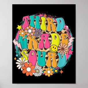 Hej Tredje Klass Shirt - Girls 3rd Klass Outfit Poster