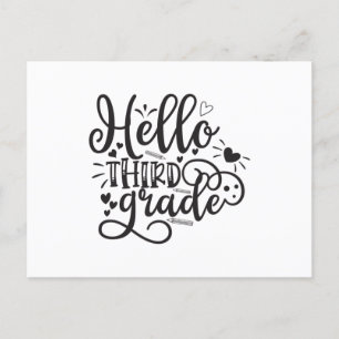 Hej Tredje Klass Vykort