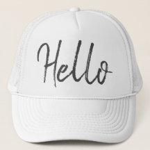 Hej Trendig White Baseball Hat