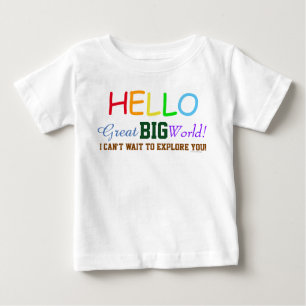 Hej Underbar Big World Cute Baby Organic Shirt Tröja