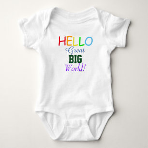 Hej Underbar Big World Rainbow Baby Shirt Tröja