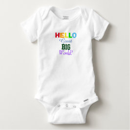 Hej Underbar Big World Rainbow Infant Shirt Tee Shirt