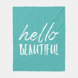 Hej vacker fleecefilt