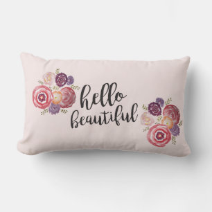Hej Vacker Flower Pillow Lumbarkudde