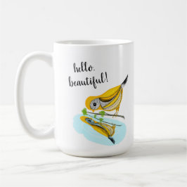 Hej Vacker Goldfinch Reflection Coffee Mugg