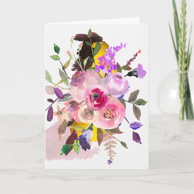 Hej, vackert hälsningskort kort (Framsida)