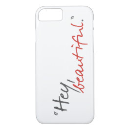 Hej, vackra Joe Covelli Qouote iPhone 7 Fodral