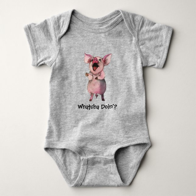 Hej, vad gör du? t shirt (Framsida)