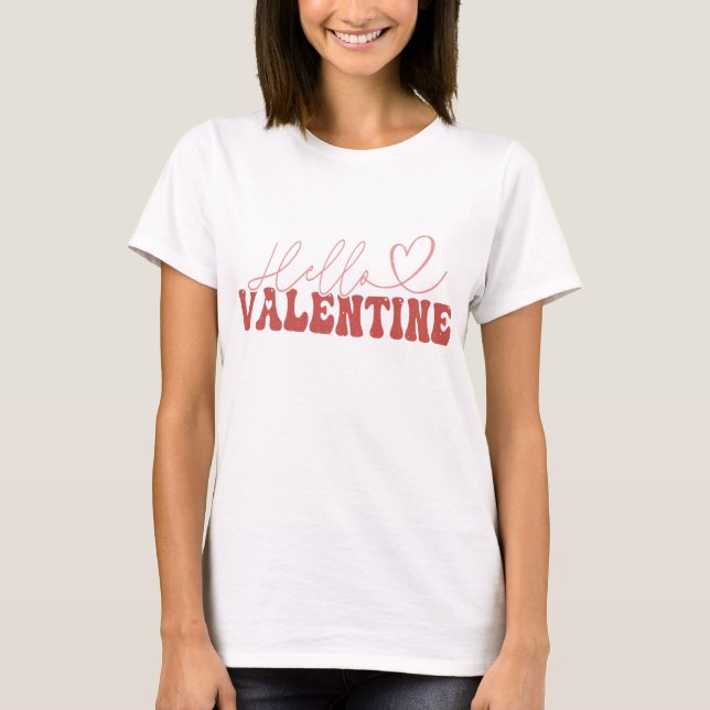 Hej Valentine T Shirt (Framsida)