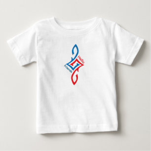 Hej Vänner Enkel Glad Hälsning Design T Shirt