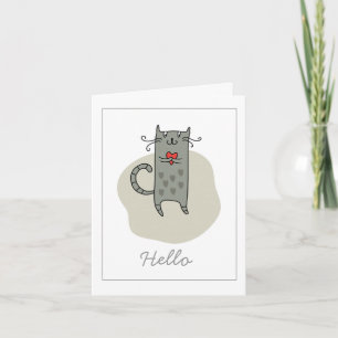 Hej Vänskap Note Card Kort