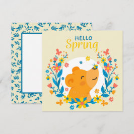 Hej Vår Bear Greeting Card