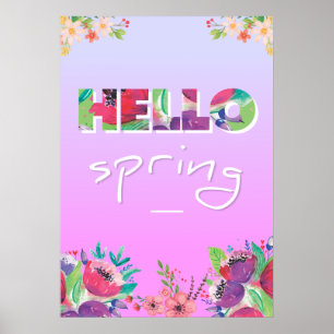 Hej Vår, Blommor, poster