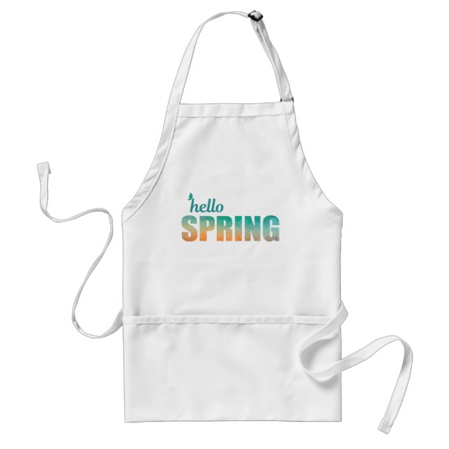 Hej Vår butterfly apron Förkläde (Framsidan)