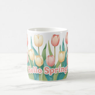 Hej Vår! Cheerful Tulip Bloom Kaffemugg