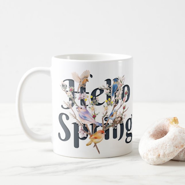 Hej Vår Fåglar Kaffemugg (Med munk)