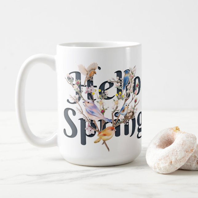 Hej Vår Fåglar Kaffemugg (Med munk)