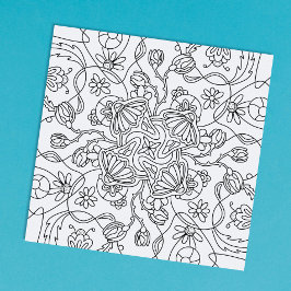 Hej Vår: Färg ditt eget blomma