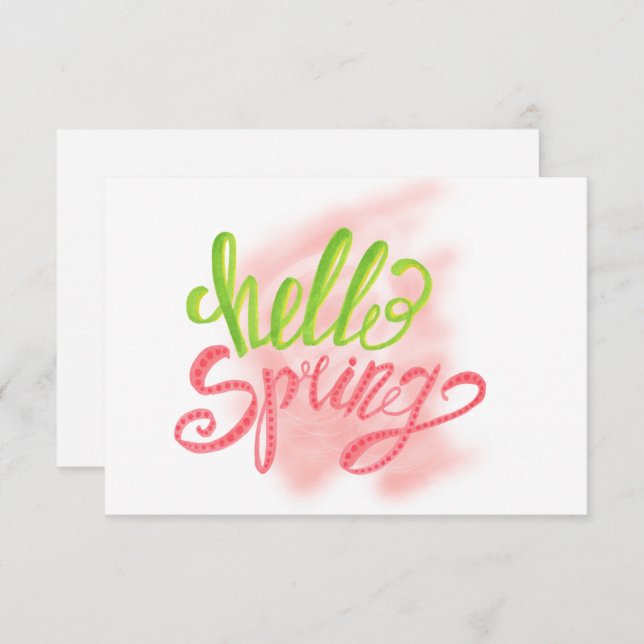 Hej Vår Födelsedagsfest inbjudan (Fram/baksida)