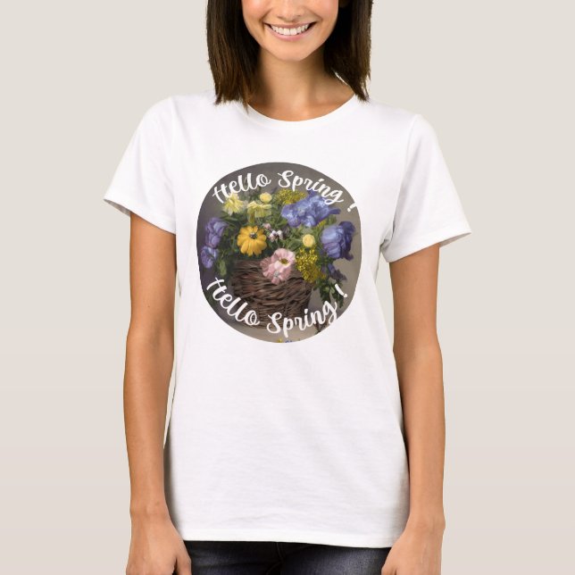 Hej Vår-tecken T Shirt (Framsida)