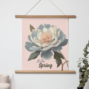 HEJ VÅR VINTAGE FLOWER POSTER