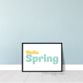 Hej Vår Wall Art Art Poster