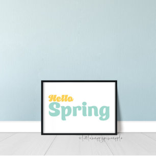 Hej Vår Wall Art Art Poster