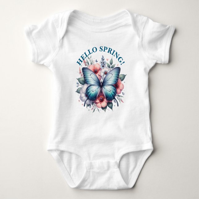 Hej vårens fjäril-96282 t shirt (Framsida)