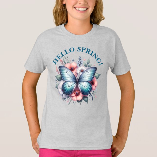 Hej Vårflyg-96282 T Shirt (Framsida)