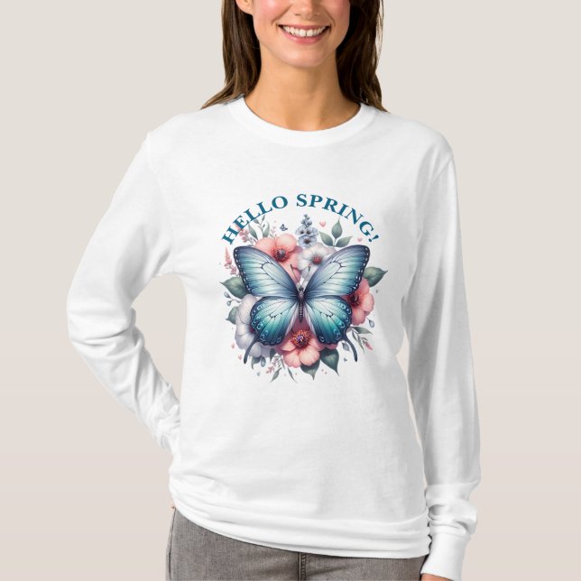 Hej Vårflyg-96282 T Shirt (Framsida)