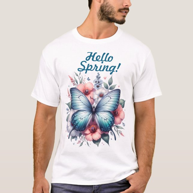 Hej Vårflyg-96282 T Shirt (Framsida)
