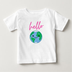 Hej Världen Söt Ungdom T-Shirt