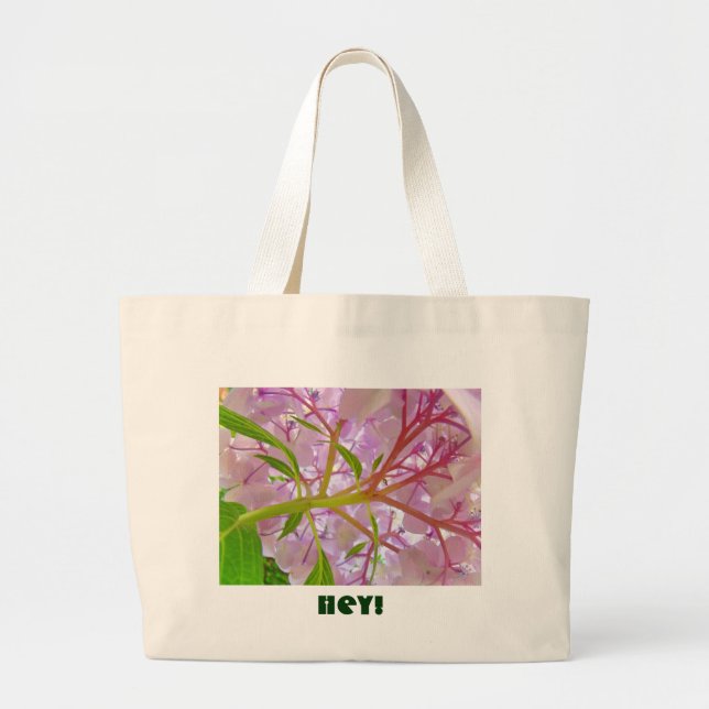 Hej! Väskor gåvor Rosa Hydrangea Blomsterväskor (Framsidan)