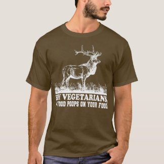 Hej vegetarianer mina matpoppar på din mat Classic T Shirt