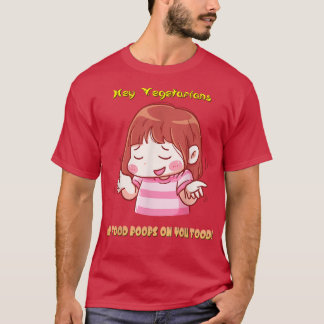 Hej Vegetarians Vintage Novelty Funny Funny Sayin T Shirt
