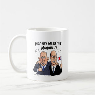 Hej, vi är monarkin! kaffemugg