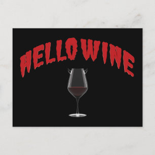 Hej Vin - Halloween-behandling Vykort