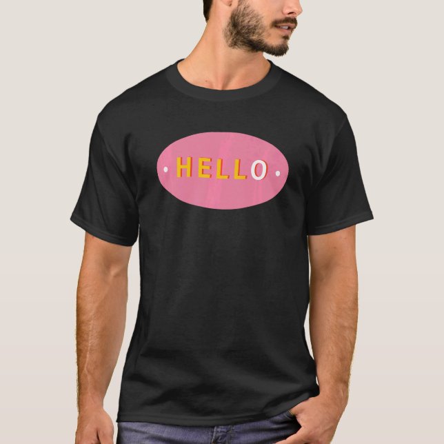 HEJ vintage vibes T Shirt (Framsida)