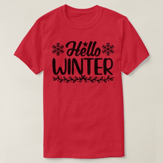 Hej Vinter 4 T Shirt (Design framsida)
