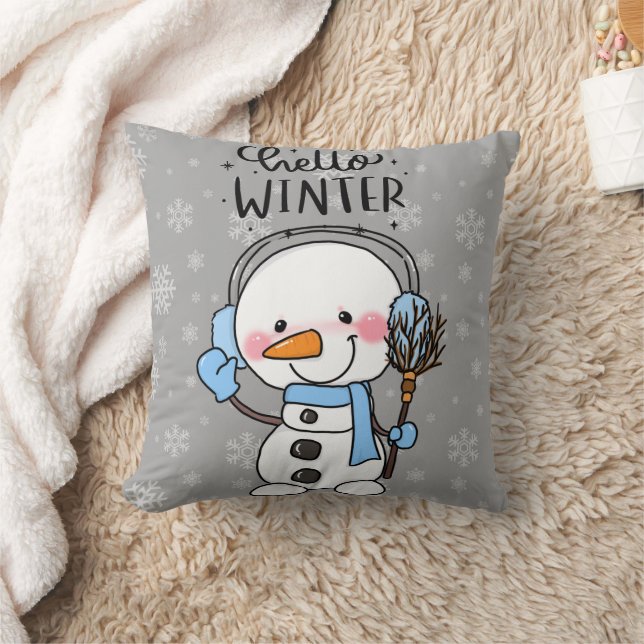 hej vinter kudde (Filt)
