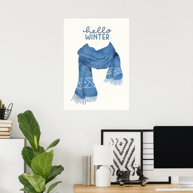 Hej vinter poster (Hemmakontoret)
