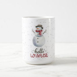 "Hej Vinter" Snömannen mugg