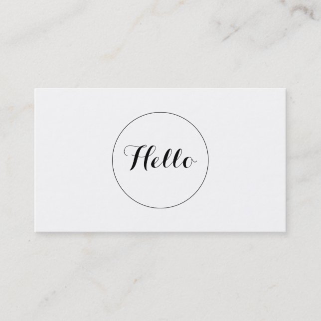 Hej Visitkort (Framsida)