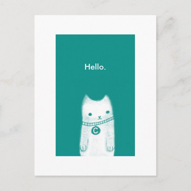 Hej. Vykort (Framsida)