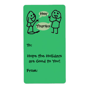 Hej Wanna Gift Labels by RoseWrites Fraktsedel