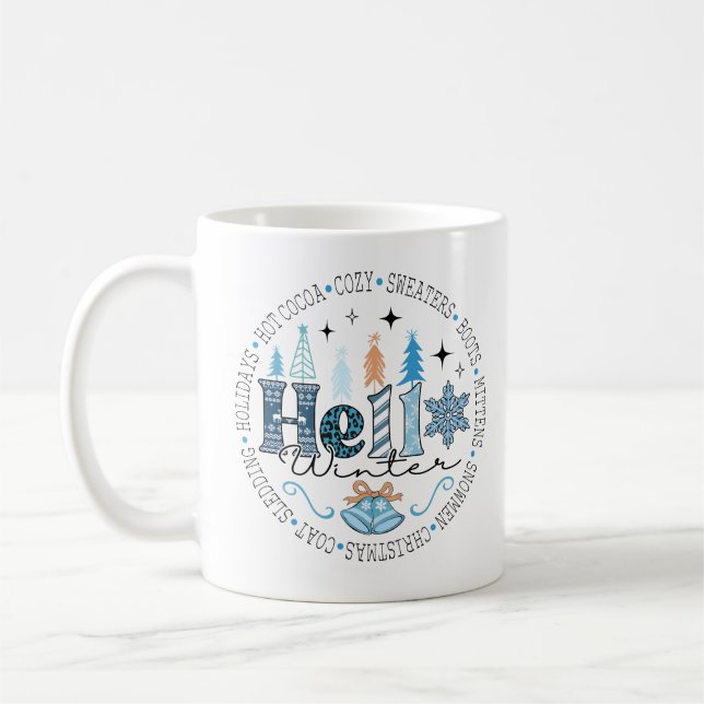 Hej Winter Coffee Kaffemugg (Vänster)
