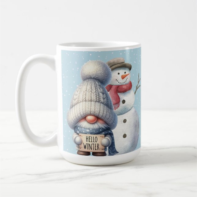 Hej Winter Gnome Mugg (Vänster)