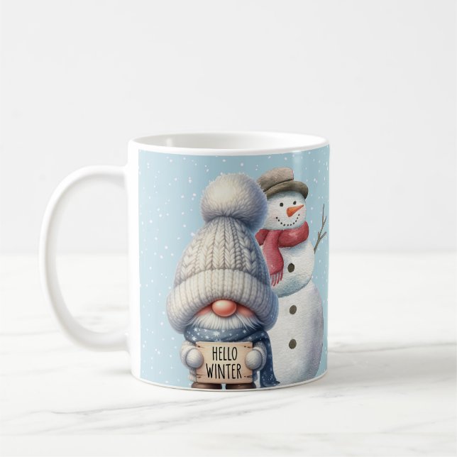 Hej Winter Gnome Mugg (Vänster)