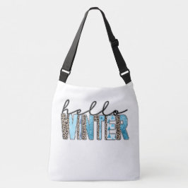 Hej Winter Roligt Leopard Axelväska